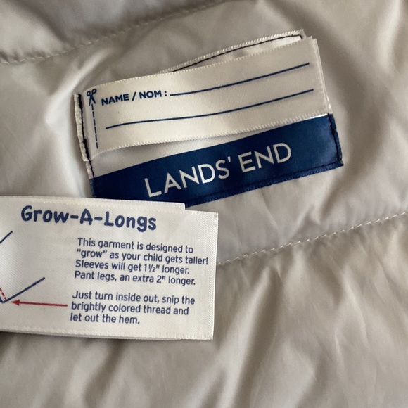 Lands End hooded  jacket medium - Picture 5 of 7